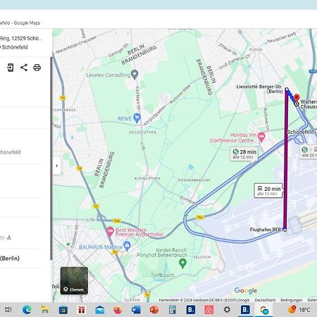 Berlin - Schoenefeld Gruene Wohnung Εξωτερικό φωτογραφία